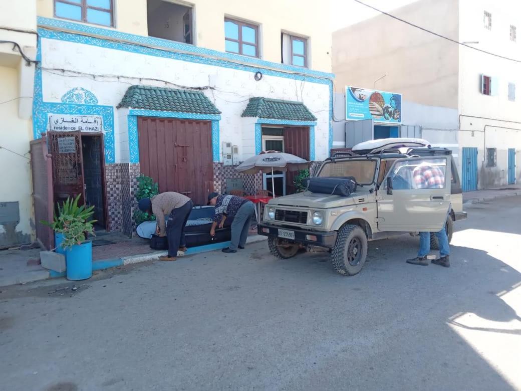 Hotel El Ghazi Tarfaya Bagian luar foto